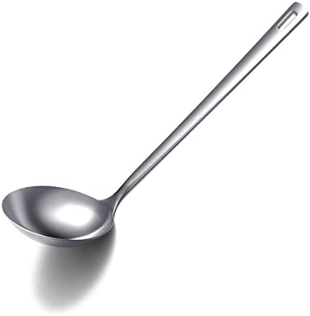 Stainless Steel Ladle, Berglander Soup Ladle, Cooking Ladle, Kitchen Ladle, Metal Soup Spoon For Cooking Non-Stick And Heat Resistant, Dishwasher Safe, Easy to Clean by Berglander