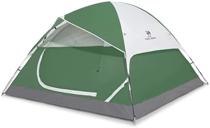 CAMEL CROWN Tents for Camping 2/3/4/5 Person Camping Dome Tent, Waterproof,Spacious, Lightweight Portable Backpacking Tent for Outdoor Camping/Hiking by CAMELCROWN