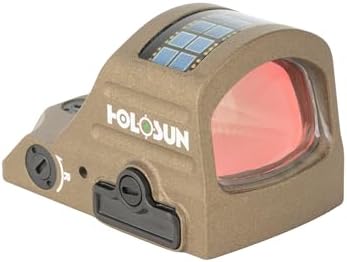 HOLOSUN 407C/507C-X2 Series, 2 MOA Dot, 32 MOA Circle Dot Options, 7075 Aluminum, Open, Solar, Shake Awake, RMR Footprint (Red or Green Reticle) (Black, Burnt Bronze) - Image 2