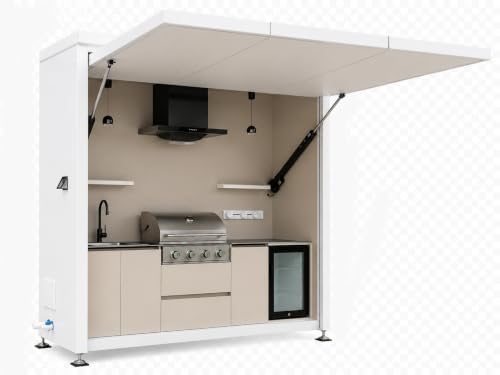 Sunnyjoy Modular Outdoor Kitchen Pro, Premium Aluminum Cabinet System-3 - Image 4