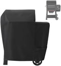 Grill Cover for Weber Searwood 600 Pellet Grill, 600D Waterproof by Blackhoso