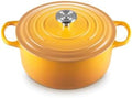 Le Creuset Enameled Cast Iron Round Dutch Oven, 5.5 qt., Nectar by Unknown