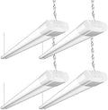 BBOUNDER 4Pack 4FT LED Shop Light, 65000K, 40W=250W, Linkable for Garage by BBOUNDER