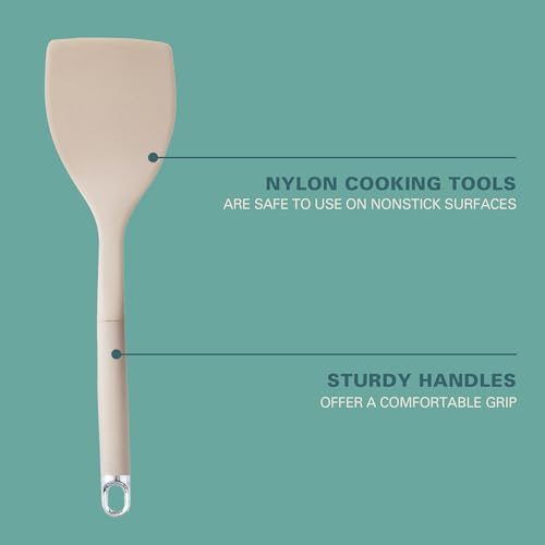 Gibson Home 20-Piece Kitchen Gadget & Tool Set – Nylon Cooking Utensils Spatulas, Ladle, Skimmer, Serving Spoons, Measuring Cups & Spoons, Can Opener, Peeler, Ice Cream Scoop & More - Image 5