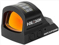 HOLOSUN 407C/507C-X2 Series, 2 MOA Dot, 32 MOA Circle Dot Options, 7075 Aluminum, Open, Solar, Shake Awake, RMR Footprint (Red or Green Reticle) (Black, Burnt Bronze) by Unknown