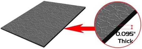 Rhino Hide Embossed Grill Guard Mat - Heat Resistant Outdoor Grill Floor Mat for Patio, Deck & Garage Surface Protection - Rectangle, Black (36”x60”) - Image 5