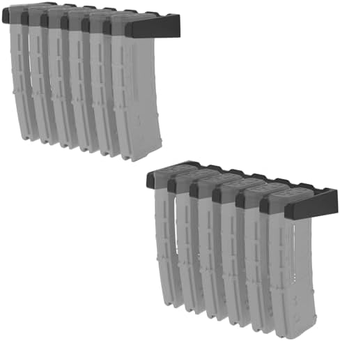 Aoanoko PMAG Rack Wall Mount,Mag Holder|AR Magazine Hodler|Wall Mount Display Mag Storage,Home Magazine Storage Rack,Mag Rack for Gun Safe,Locker,Cabinet,Wall - Image 2