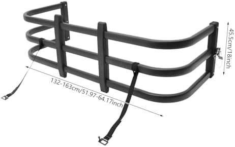 Truck Bed Extender, Adjustable Retractable Pickup Truck Bed Extender with 180° Flip Design, Universal Tailgate Extension for Small & Medium-Sized Pickup Trucks (Model 4：51.97-64.17in) - Image 7