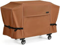NettyPro Griddle Cover for Blackstone 36 inch Griddle Waterproof Heavy Duty 4 Burner Flat Top Gas Grill Cover 36" Cooking Station, Brown by NettyPro