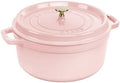 Staub Cast Iron Round Dutch Oven, Made in France, 5.5-qt, Peony Pink by Unknown