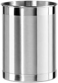Oggi Stainless Steel Utensil Holder - 5" Diameter, Utensil Caddy, Weighted Base for Stability - Larger-Sized Utensil Crock and Countertop Utensil Organizer, Stainless Steel by Unknown