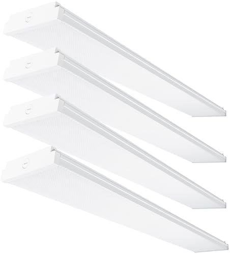 hykolity 4FT 7'' W LED Wraparound Light, 40W, 4400lm, 4000K, 110LM/W by hykolity
