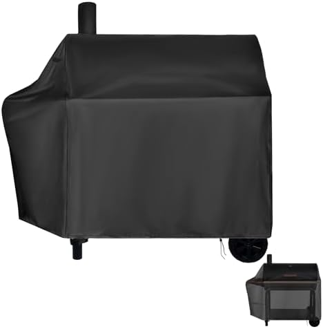 Charcoal Grills Cover for Royal Gourmet CC1830W 30 Barrel by Yunzuiyue