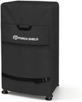 Porch Shield 40 inch Outdoor Smoker Cover 26W x 23D x 43H inch, Black by PorchShield