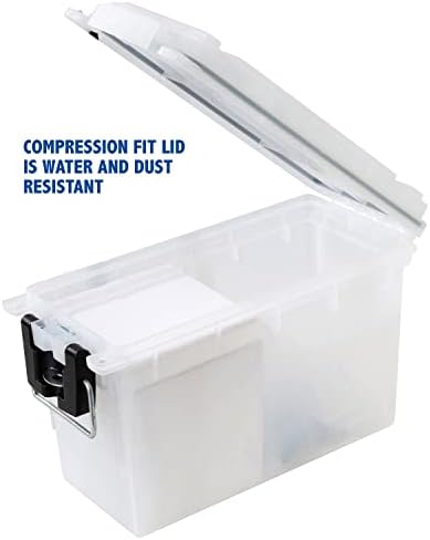 Sheffield 12635 Ammo Box Made in USA Stackable Lockable Ammo Storage Box, Standard Single (Pack of 6) - Image 4