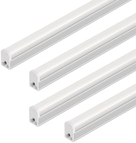 LED Shop Light for Garage, T5, 4FT, 20W, 2200LM, 5000K, 4 Pack by VShapeLED