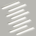 8 Packs 2FT LED Batten Light with 50cm Cable, Ultra-Thin Ceiling Surface Mounted Light, 20W, Day Light 4000K, IP20, LED Ceiling Light Fixture for Garage, Shop, Hallway, Office, Market by colmeguna