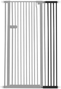 Lumizone Extra Tall Cat Gate Extension Kit 61.02" High 8.27" Wide Black by Lumizone