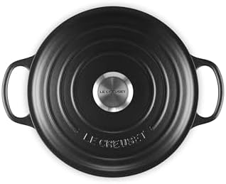 Le Creuset Enameled Cast Iron Round Wide Dutch Oven, 3.5 qt., Licorice - Image 2