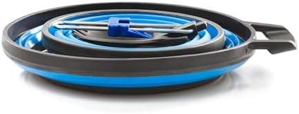 GSI Outdoors Escape Table Set, 1 Person, Camp Dishes, Blue - Image 2