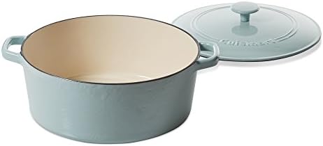 Cuisinart Chef's Classic Enameled Cast Iron Dutch Oven with Lid, Porcelain Enameled Interior, Oven Safe, Induction Compatible, 7-Quart, Round, Light Blue - Image 2
