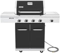Nexgrill Deluxe 4 Burner Natural Gas Grill with Griddle Insert by Nexgrill