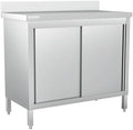 HARDURA 24"×48" Stainless Steel Cabinet Kitchen Prep Worktable by HARDURA