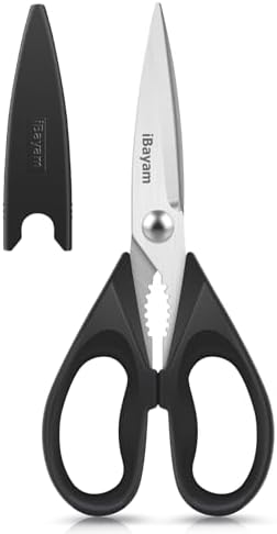 Cook's Tool & Gadget Sets, iBayam 8.7 inch All Purpose Kitchen Shears by iBayamDirect
