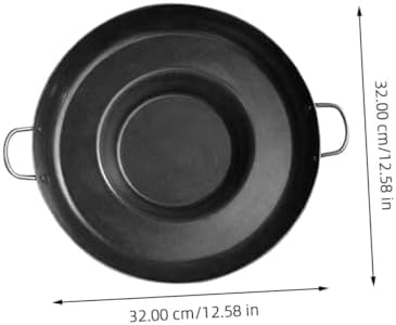 SOLUSTRE Stainless Steel Frying Pan for Camping and Hiking, Black Flat Base - Image 2