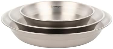 Snow Peak Camping Tableware Set for Backpacking & Outdoor Dining by Snow+Peak