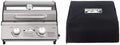Monument Grills Clearview® 2-Burner Tabletop Propane Gas Grill for Outdoor Portable Camping Cooking with BBQ Cover(2 items) by MonumentGrills