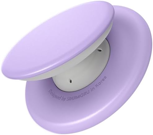 Sinjimoru Magnetic Phone Grip for MagSafe, Soft Silicone, Lavender by Sinjimoru