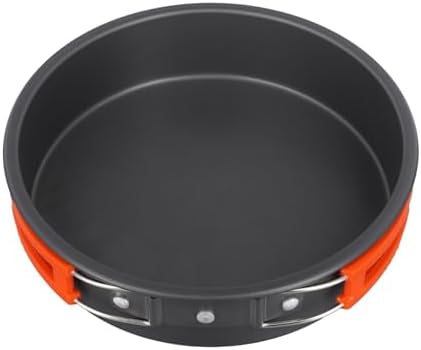 Non-Stick Camping Frying Pan Alumina Lightweight Cooking Skillet With Foldable Handle For Outdoor Hiking Backpacking(large) - Image 3
