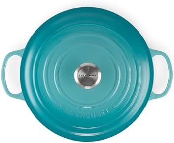 Le Creuset Enameled Cast Iron Round Dutch Oven, 7.25 qt., Caribbean - Image 2