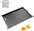 30"x19.2" Pre-Seasoned Carbon Steel Griddle Insert for Bull 4 Burner Angus by Grilleroy
