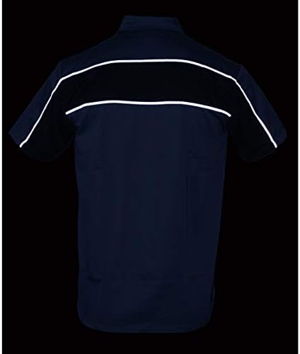 Milwaukee Leather MDM11671 Men’s Grey-Black Mechanic Work Shirt w/Reflective Strip - Heavy-Duty Button-Up - Image 7