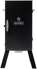Masterbuilt® 30-inch Electric Vertical BBQ Smoker with Analog Temperature Control, Chrome Smoking Racks and 535 Cooking Square Inches in Black, Model MB20070210 by Masterbuilt