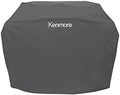 Kenmore 56-Inch Heavy-Duty Grill Cover for Outdoor BBQ Propane Gas Grills, Weather-Resistant, UV- and Fade-Resistant, Universal Fit Cover for 4-Burner Gas Grills, Gray by Kenmore