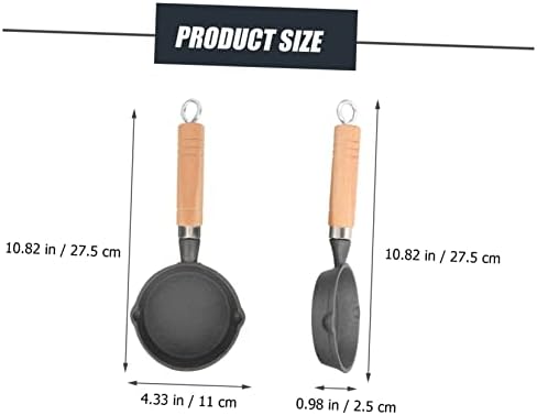 Cast Iron Mini Frying Pan for Burgers, Meat Steaks - Image 4