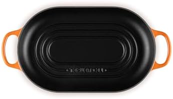 Le Creuset Enameled Cast Iron Oval Bread Oven, 11.5 inch, Flame - Image 3