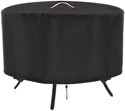 36 Inch Patio Table Cover, 36x28 in Outdoor Waterproof Round Table Cover by Agustone