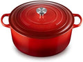 Le Creuset Enameled Cast Iron Round Dutch Oven, 13.25 qt., Cerise/Crucible by Unknown