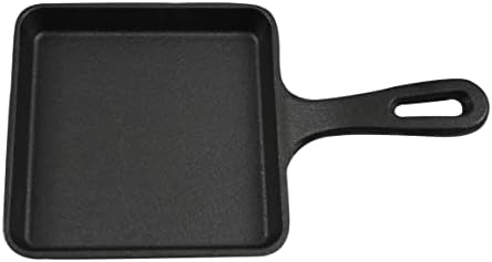 Cast Iron， Pre-Seasoned Skillet Square 5" - Image 4
