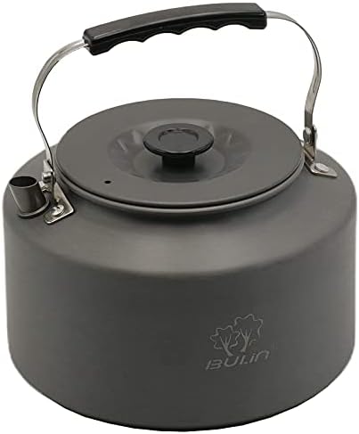 Bulin Camping Kettle, 2.2L Large Portable Stovetop Camp Tea Coffee Pot by BULIN
