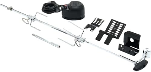 GrillPro 60090 Rotisserie Kit for Grills, 39-1/2", Black - Image 4