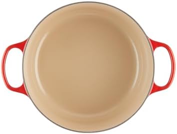 Le Creuset Enameled Cast Iron Round Dutch Oven, 7.25 qt., Cerise - Image 3
