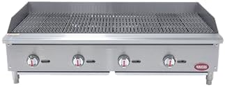 Kratos 48" Commercial Gas Charbroiler Countertop 4-Burner Grill by Kratos