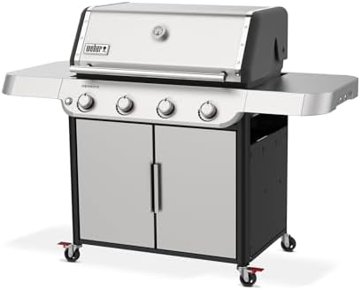 Weber® Genesis S-415 Gas Grill, Propane Grill, Stainless Steel BBQ Grill - Image 2
