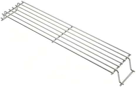Stainless Steel Grill Warming Rack for Weber Spirit 300 and Spirit II 300 Series - E310 E320 E330 S310 S320 S330 Gas Grills with Front Control Knobs, Upper Warming Rack Replacement Part for Weber 7641 by LSBABQ
