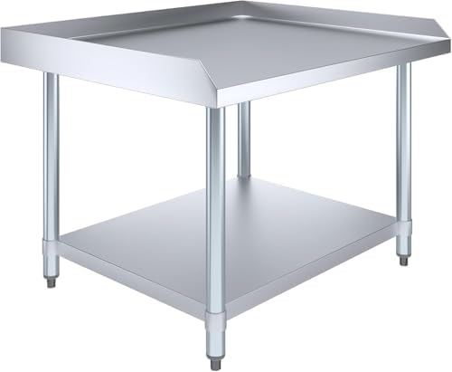 36" x 30" Stainless Steel Equipment Stand with Undershelf NSF by ExpressKitchQuip